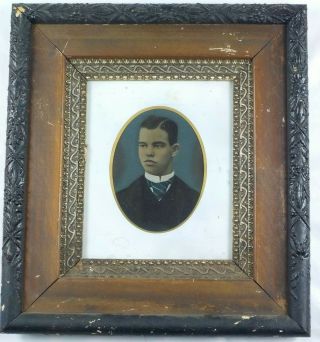 Antique 1890 Full Plate Tintype Photograph of an African American Man 4