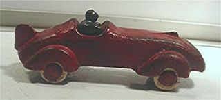 Antique / Vintage Cast Iron Hubley Arcade Toy Race Racing Car