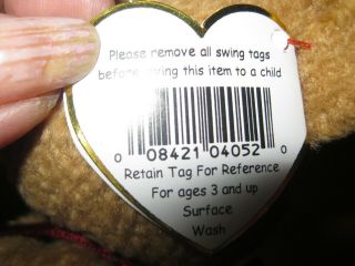 ty rare beanie babies Curly tag errors no stamp 5