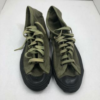Size 8.  5 Vintage 1940’s 1945 Converse Shoes Military Wwii Style Rubber Company
