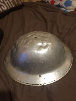 US Post WW1 American Legion Chome Parade Helmet.  1926 Dated.  Very 4