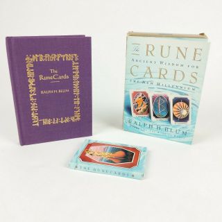 Rune Cards And Book Set Ancient Wisdom For The Millennium Ralph H Blum Cards