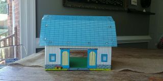 Ohio Art Valley View Farms Barn Dollhouse Metal Vintage 1950s