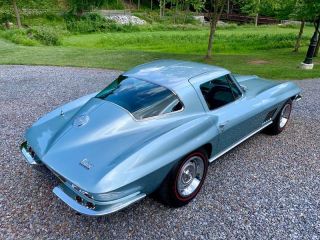 1967 Chevrolet Corvette Rare Elkhart Blue over Teal 327/350hp fact a/c 10