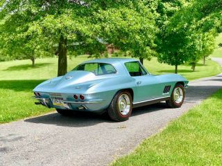1967 Chevrolet Corvette Rare Elkhart Blue Over Teal 327/350hp Fact A/c