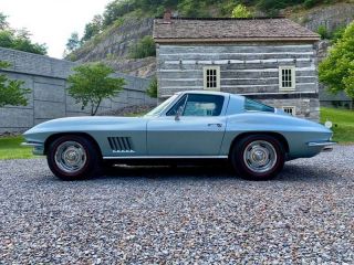 1967 Chevrolet Corvette Rare Elkhart Blue over Teal 327/350hp fact a/c 20