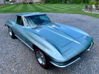 1967 Chevrolet Corvette Rare Elkhart Blue over Teal 327/350hp fact a/c 3