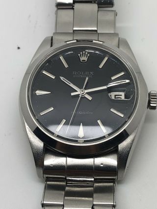 Vintage Rare Rolex Glossy Guild Dial Ref.  6694 With Riveted Bracelet Ref.  7205