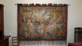 Pure wool tapestry,  soviet period,  very rare totally handmade artwork 9