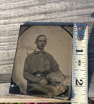 Rare Confederate Soldier Ambrotype Possibly Tennessee 5