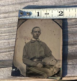 Rare Confederate Soldier Ambrotype Possibly Tennessee 6