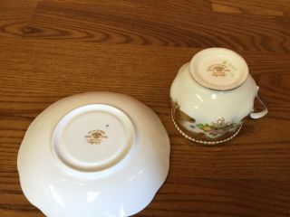 ROYAL ALBERT Royalty Cup & Saucer Gold pattern painted - 4