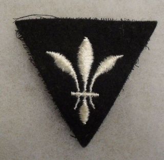 Wwi Dist Of Paris Embroidered On Felt Made In Wwii By Patch King