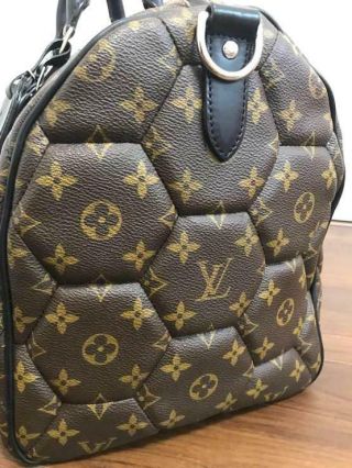 Louis Vuitton Monogram Hexagon Keepall 45 Bag M56713 Bandouliere Brown Auth Rare 4