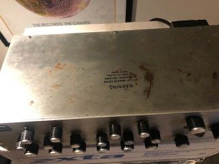 BOZAK MIXER,  MODEL CMA10 - 2DL,  ROTARY STEREO PREAMPLIFIER (RARE SILVER FACE) 2