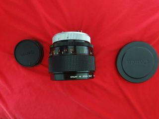 Rare Canon FD 85mm f/1.  2 S.  S.  C.  1.  2 Aspherical MF Lens in, 2