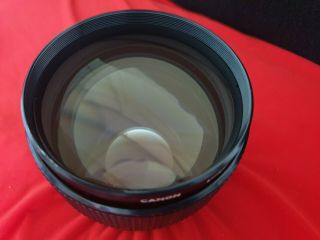 Rare Canon FD 85mm f/1.  2 S.  S.  C.  1.  2 Aspherical MF Lens in, 4