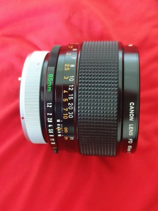 Rare Canon FD 85mm f/1.  2 S.  S.  C.  1.  2 Aspherical MF Lens in, 9