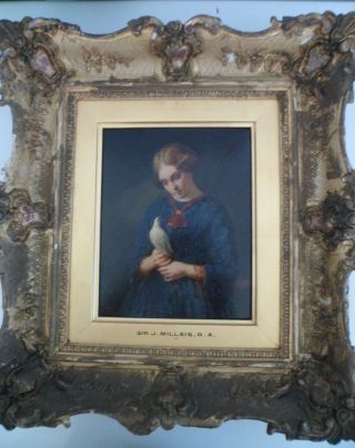 J E Millais.  Antique Painting.  Oil Painting.  Paintings.  Pre - Raphaelite Painting.