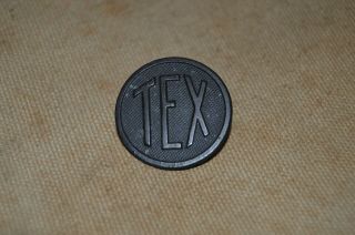 Ww1 Us Army 36th Infantry Division Tex French Made Collar Disk Pinback