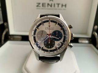 Very Rare Zenith Chronomaster El Primero Tri - Color Watch In Full Set