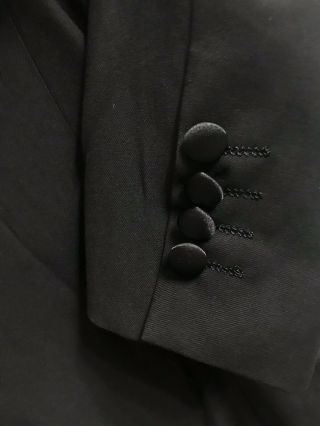 RARE Dior Homme Hedi Slimane SS07 Suit Tuxedo 48 38 S M Wool Blend Italy $6K, 10