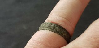 Stunning very Rare Roman bronze finger ring, .  L411 2