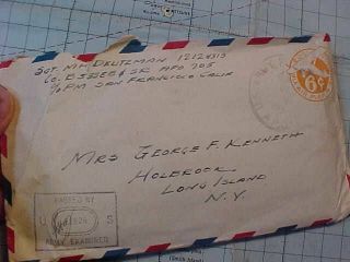 Wwii 1944 Letter With Combat Content 533rd Engineer Boat & Shore Regt