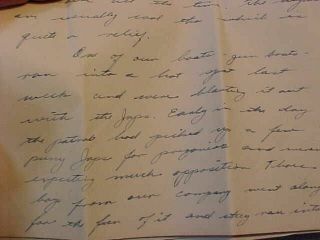 WWII 1944 LETTER WITH COMBAT CONTENT 533RD ENGINEER BOAT & SHORE REGT 3