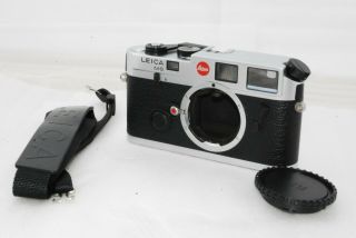 " Rare Near " Leica M6 0.  72 Panda 35mm Rangefinder Film Camera Silver 2963
