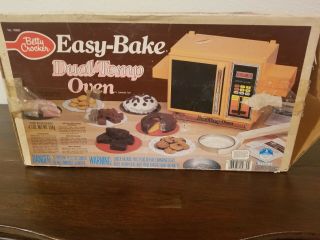 Vintage Betty Crocker Kenner Dual - Temp Easy - Bake Oven 1983 Pans