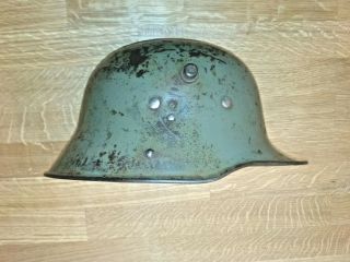 Ww1 German Imperial Army M1916 Stahlhelm / Steel Helmet - F.  C.  Bellinger - Size 64