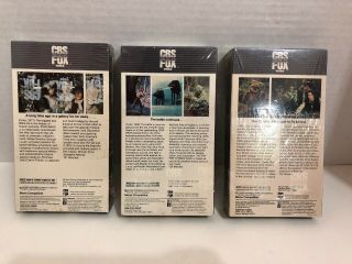 STAR WARS RARE Release Vintage VHS Tapes RED LOGO 2