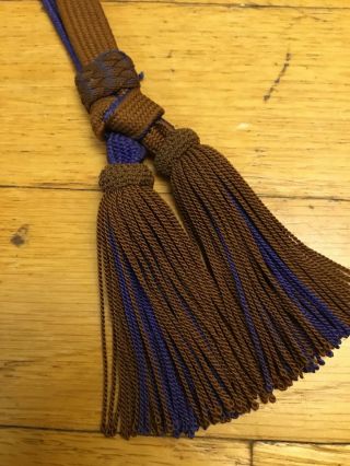 WWII JAPANESE ARMY COMPANY OFFICER’S SWORD TASSEL/SHIN GUNTO 6