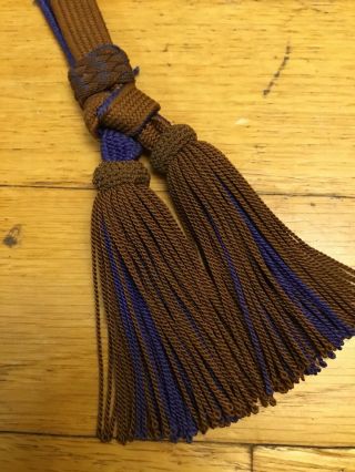 WWII JAPANESE ARMY COMPANY OFFICER’S SWORD TASSEL/SHIN GUNTO 7