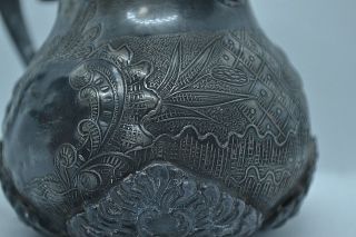 Roman wine jug With prominent engravings handmade Old and rare 4