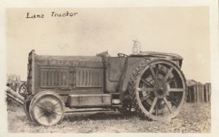 Wwi Photo Rare German Lanz Artillery Tractor 1918 At Aberdeen Apg 84