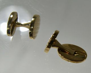 Tiffany & co.  cufflinks Cuff Buttons Solid 14 k yellow Gold 3