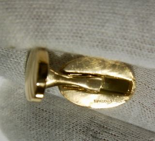 Tiffany & co.  cufflinks Cuff Buttons Solid 14 k yellow Gold 4