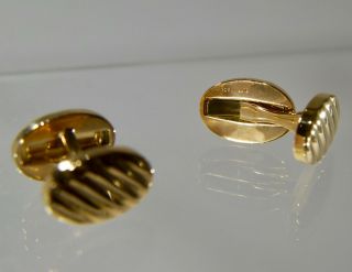 Tiffany & co.  cufflinks Cuff Buttons Solid 14 k yellow Gold 6