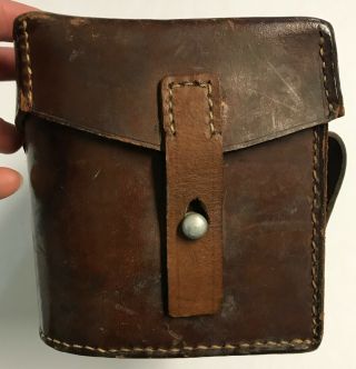 WWII German Leather Medical Pouch with Contents 5