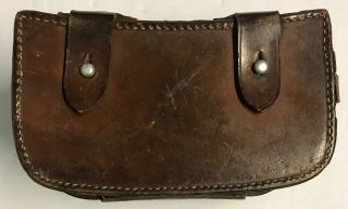 WWII German Leather Medical Pouch with Contents 6