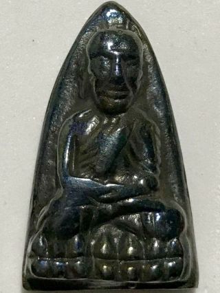 Phra Lp Tuad Rare Old Thai Buddha Amulet Pendant Magic Ancient Idol 35