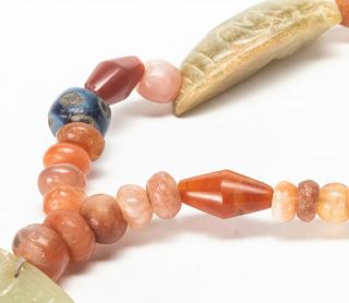 Chinese/Tibetan Antique/Vintage Agate&Ancient Jade,  Crystal Seal Prayer Beads 4