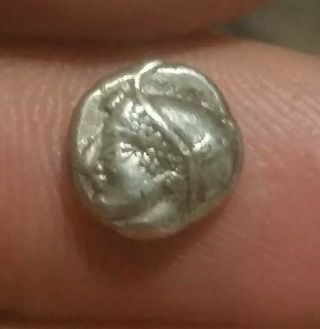 Phokaia Ionia 500 Bc.  Silver Diobol Ancient Greek.