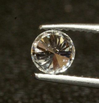 GIA loose certified.  46ct VS1 D round brilliant diamond Natural vintage antique 6