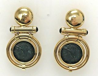 Antique Le Gi Coin Earrings Wlg67