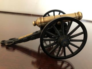 Mfco C 1/2 Castillo Del Morro Miniature Cast Iron/brass Toy Cannon Mantel Piece