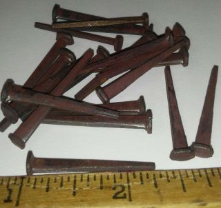 50 Primitive Antique New/old Stock Hand Forged Iron Cut Nails 1 1/4 Inch Real
