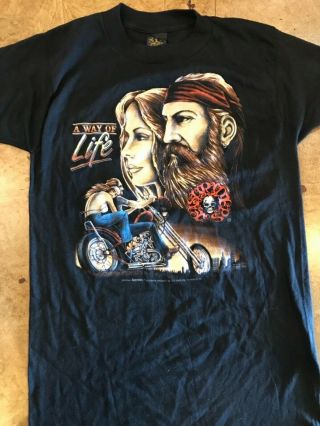Vintage Harley 3d Emblem Easy Riders T Shirt A Way Of Life Santa Fe Nm Mikas M